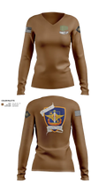 640th ASB Bravo Company 67727556 Women's Long Sleeve V-neck Shirt - 21