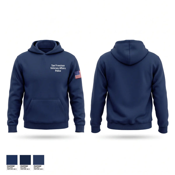 Hoodie, San Francisco Veterans Affairs Police, Police, Teamtime, Team time, sublimation, custom sports apparel, team uniforms, spirit wear, spiritwear, sports uniforms, custom shirts, team store, custom team store, fundraiser sports, apparel fundraiser