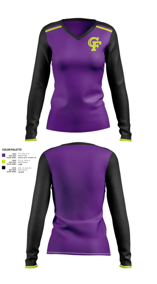 Womens Long Sleeve Vneck Shirt, Charge Fastpitch, Softball, Teamtime, Team time, sublimation, custom sports apparel, team uniforms, spirit wear, spiritwear, sports uniforms, custom shirts, team store, custom team store, fundraiser sports, apparel fundraiser