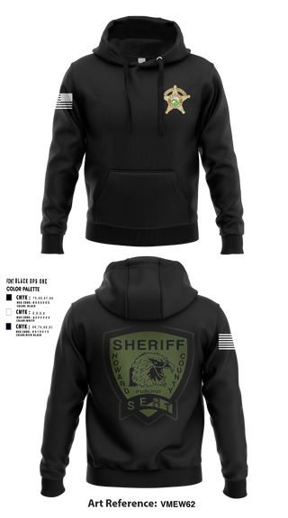Hoodie, SERT HCSO, Police, Teamtime, Team time, sublimation, custom sports apparel, team uniforms, spirit wear, spiritwear, sports uniforms, custom shirts, team store, custom team store, fundraiser sports, apparel fundraiser