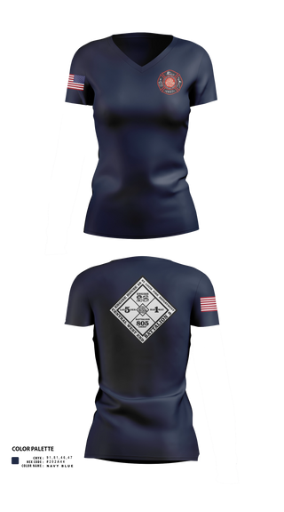 Womens Short Sleeve Vneck Shirt, St Louis Fire Department Engine House 28, Fire Department, Teamtime, Team time, sublimation, custom sports apparel, team uniforms, spirit wear, spiritwear, sports uniforms, custom shirts, team store, custom team store, fundraiser sports, apparel fundraiser