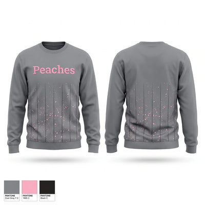 Peaches Crew Neck Sweatshirt - 1
