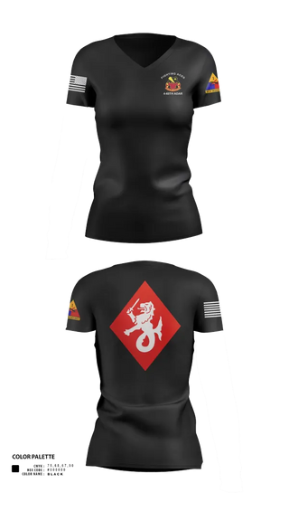 Womens Short Sleeve Vneck Shirt, , Army, Teamtime, Team time, sublimation, custom sports apparel, team uniforms, spirit wear, spiritwear, sports uniforms, custom shirts, team store, custom team store, fundraiser sports, apparel fundraiser