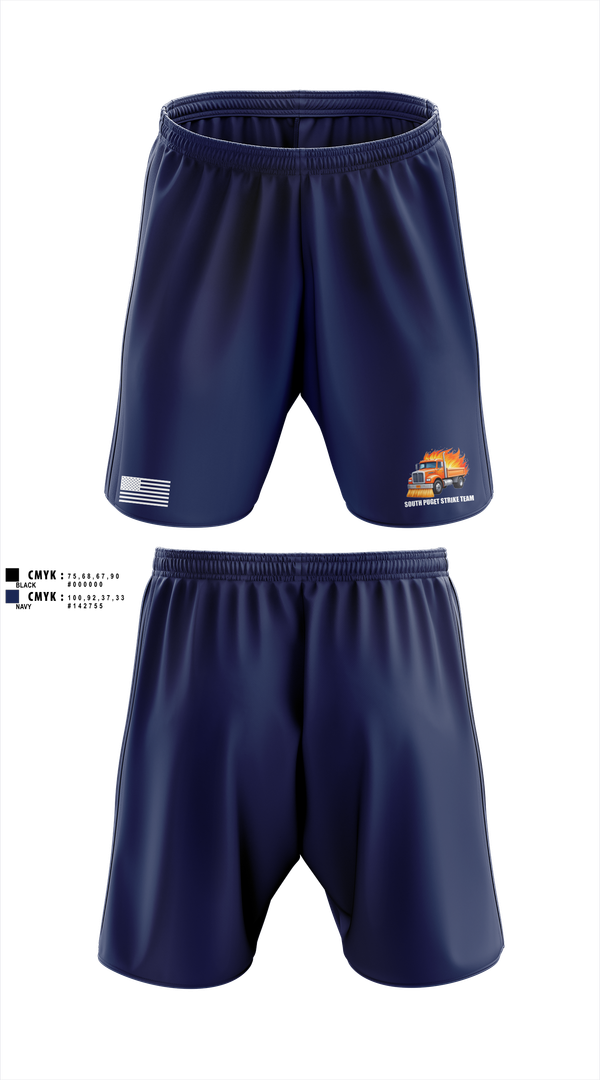 Athletic Shorts With Pockets, South Puget strike team, , Teamtime, Team time, sublimation, custom sports apparel, team uniforms, spirit wear, spiritwear, sports uniforms, custom shirts, team store, custom team store, fundraiser sports, apparel fundraiser