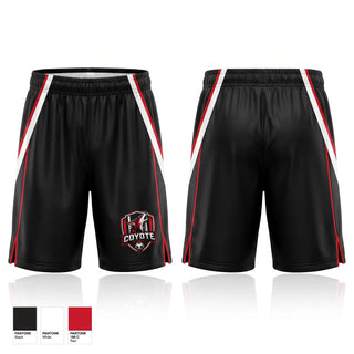 Mens Soccer Shorts, Coyotes, Men's Soccer, Teamtime, Team time, sublimation, custom sports apparel, team uniforms, spirit wear, spiritwear, sports uniforms, custom shirts, team store, custom team store, fundraiser sports, apparel fundraiser