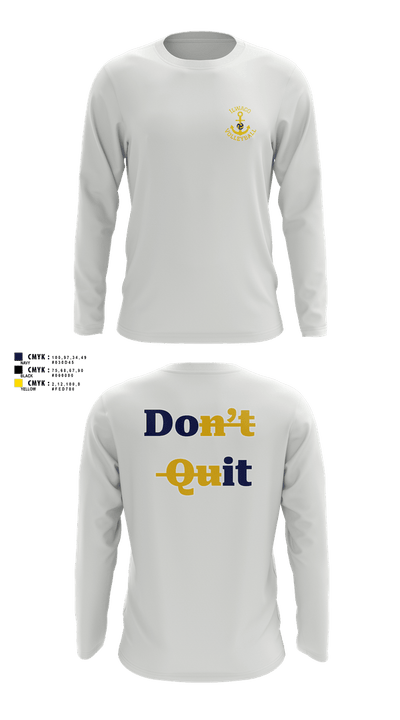 Ilwaco Lady Fishermen Volleyball 70277237 Long Sleeve Performance Shirt 2