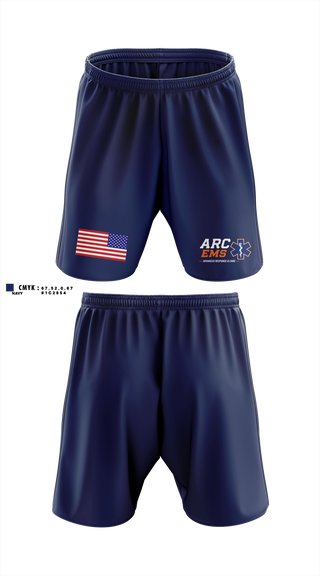 Athletic Shorts With Pockets, ARC EMS, EMS/EMT, Teamtime, Team time, sublimation, custom sports apparel, team uniforms, spirit wear, spiritwear, sports uniforms, custom shirts, team store, custom team store, fundraiser sports, apparel fundraiser