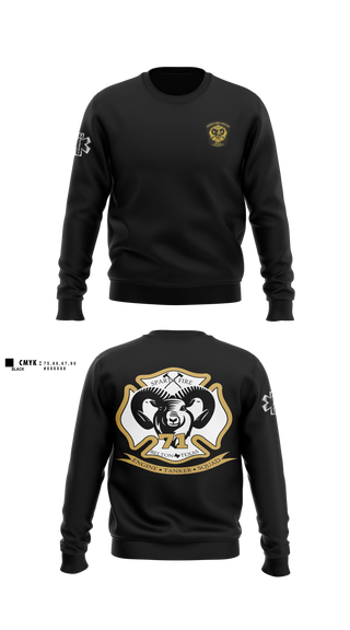 Crew Neck Sweatshirt, Sparta Fire/Rescue, Fire Department, Teamtime, Team time, sublimation, custom sports apparel, team uniforms, spirit wear, spiritwear, sports uniforms, custom shirts, team store, custom team store, fundraiser sports, apparel fundraiser