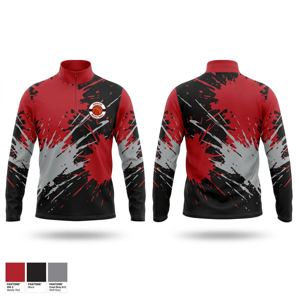 Quarter Zip Jacket, Ignacio Bobcats, Men's Basketball, Teamtime, Team time, sublimation, custom sports apparel, team uniforms, spirit wear, spiritwear, sports uniforms, custom shirts, team store, custom team store, fundraiser sports, apparel fundraiser