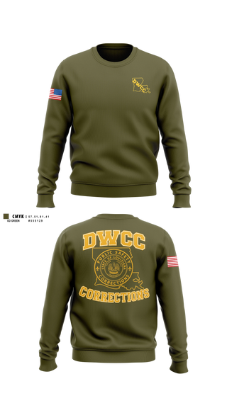 Crew Neck Sweatshirt, David Wade Correctional Center, Police, Teamtime, Team time, sublimation, custom sports apparel, team uniforms, spirit wear, spiritwear, sports uniforms, custom shirts, team store, custom team store, fundraiser sports, apparel fundraiser