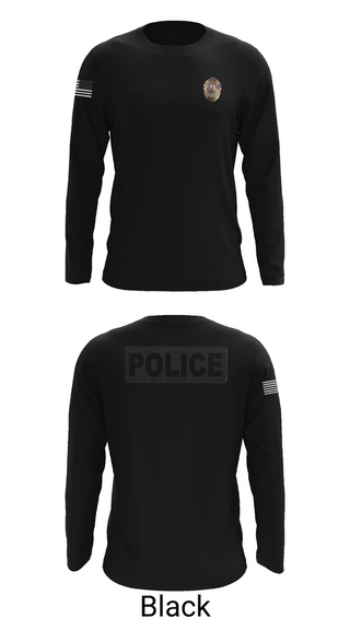 Long Sleeve Performance Shirt, WRAY POLICE DEPARTMENT, Police, Teamtime, Team time, sublimation, custom sports apparel, team uniforms, spirit wear, spiritwear, sports uniforms, custom shirts, team store, custom team store, fundraiser sports, apparel fundraiser