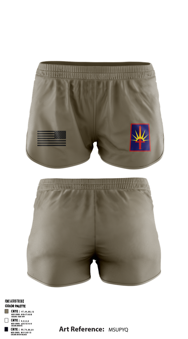 Ranger Panties, 204thFSC, National Guard, Teamtime, Team time, sublimation, custom sports apparel, team uniforms, spirit wear, spiritwear, sports uniforms, custom shirts, team store, custom team store, fundraiser sports, apparel fundraiser