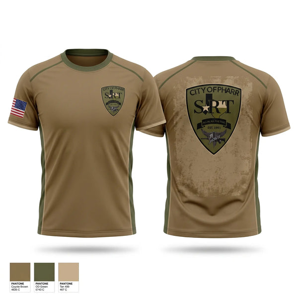 Short Sleeve Performance Shirt, Pharr SRT, Police, Teamtime, Team time, sublimation, custom sports apparel, team uniforms, spirit wear, spiritwear, sports uniforms, custom shirts, team store, custom team store, fundraiser sports, apparel fundraiser