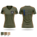 Pine Bluff Police Department Women's Short Sleeve V-neck Shirt - 1