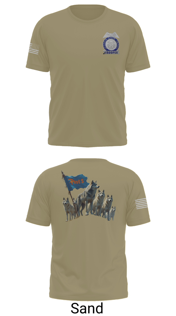 Old School Cotton Feel Shirt, GSP POST 5 DALTON, Police, Teamtime, Team time, sublimation, custom sports apparel, team uniforms, spirit wear, spiritwear, sports uniforms, custom shirts, team store, custom team store, fundraiser sports, apparel fundraiser