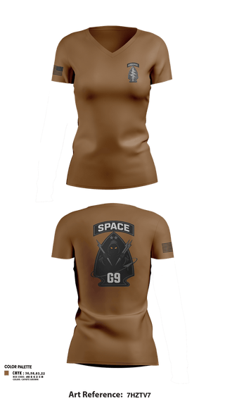 Womens Short Sleeve Vneck Shirt, 1st Special Forces CMD, Army, Teamtime, Team time, sublimation, custom sports apparel, team uniforms, spirit wear, spiritwear, sports uniforms, custom shirts, team store, custom team store, fundraiser sports, apparel fundraiser