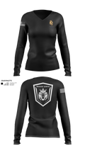 MANAMAY Women's Long Sleeve V-neck Shirt - 21