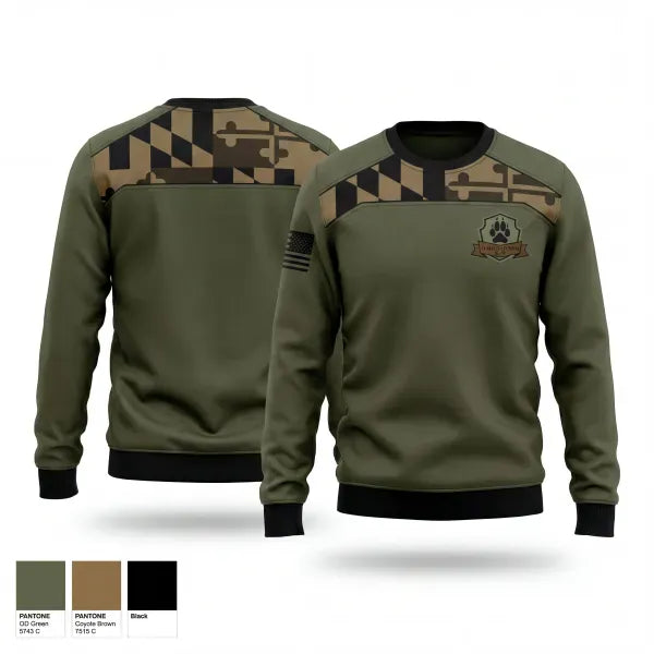 Crew Neck Sweatshirt, Hagerstown Police K9 Unit, Police, Teamtime, Team time, sublimation, custom sports apparel, team uniforms, spirit wear, spiritwear, sports uniforms, custom shirts, team store, custom team store, fundraiser sports, apparel fundraiser