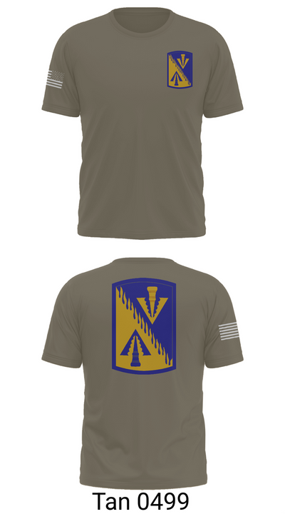 128th Aviation Brigade 66683018 Old School Cotton Feel Shirt - 70