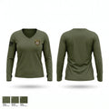 Hamilton County Sheriff’s Office Women's Long Sleeve V-neck Shirt - 1