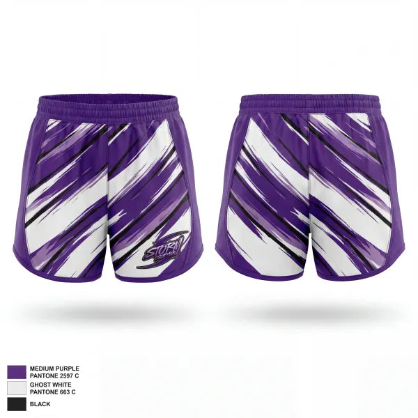 Womens Shorts, Storm, Softball, Teamtime, Team time, sublimation, custom sports apparel, team uniforms, spirit wear, spiritwear, sports uniforms, custom shirts, team store, custom team store, fundraiser sports, apparel fundraiser