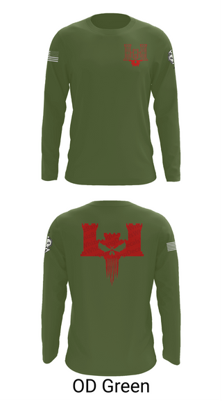 Long Sleeve Performance Shirt, B co 334th BEB, , Teamtime, Team time, sublimation, custom sports apparel, team uniforms, spirit wear, spiritwear, sports uniforms, custom shirts, team store, custom team store, fundraiser sports, apparel fundraiser
