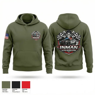 Hoodie, INMAN TACTICAL DRIVING SYSTEMS, Police, Teamtime, Team time, sublimation, custom sports apparel, team uniforms, spirit wear, spiritwear, sports uniforms, custom shirts, team store, custom team store, fundraiser sports, apparel fundraiser