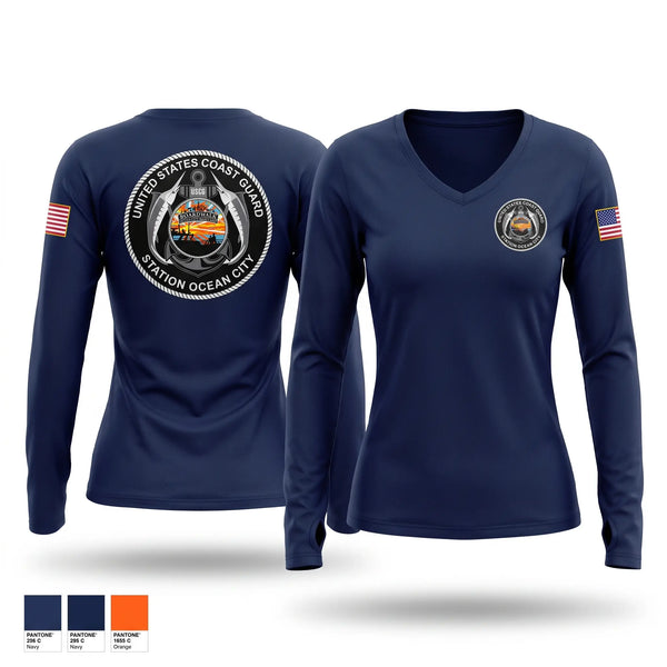 Old School Cotton Feel Shirt, Station Ocean City, Coast Guard, Teamtime, Team time, sublimation, custom sports apparel, team uniforms, spirit wear, spiritwear, sports uniforms, custom shirts, team store, custom team store, fundraiser sports, apparel fundraiser