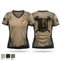 E Trp, 6-1 CAV 23539481 Women's Short Sleeve V-neck Shirt - 1