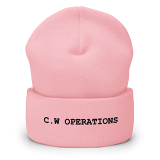 C.W Operations 41850268 Cuffed Beanie | Yupoong 1501KC