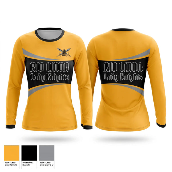 Long Sleeve Performance Shirt, Lady Knights, Softball, Teamtime, Team time, sublimation, custom sports apparel, team uniforms, spirit wear, spiritwear, sports uniforms, custom shirts, team store, custom team store, fundraiser sports, apparel fundraiser