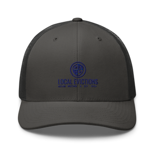 Local Evictions LLC Retro Trucker Hat | Yupoong 6606