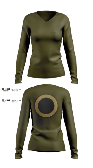 Womens Long Sleeve Vneck Shirt, A Co 1-125, , Teamtime, Team time, sublimation, custom sports apparel, team uniforms, spirit wear, spiritwear, sports uniforms, custom shirts, team store, custom team store, fundraiser sports, apparel fundraiser