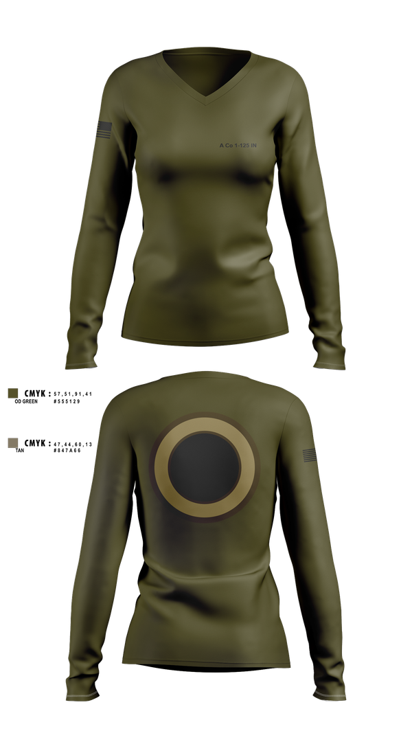 Womens Long Sleeve Vneck Shirt, A Co 1-125, , Teamtime, Team time, sublimation, custom sports apparel, team uniforms, spirit wear, spiritwear, sports uniforms, custom shirts, team store, custom team store, fundraiser sports, apparel fundraiser