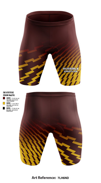 Riverdale Wrestling Club 46170868 Men's Compression Shorts - 1