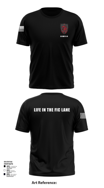 III MEF G-9 26975177 Short Sleeve Performance Shirt - 103