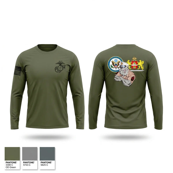 Long Sleeve Performance Shirt, MCESG Region 8 Detachment budapest, Marines, Teamtime, Team time, sublimation, custom sports apparel, team uniforms, spirit wear, spiritwear, sports uniforms, custom shirts, team store, custom team store, fundraiser sports, apparel fundraiser