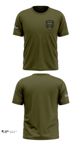 Old School Cotton Shirt, Rochester-Olmsted County SWAT, Police, Teamtime, Team time, sublimation, custom sports apparel, team uniforms, spirit wear, spiritwear, sports uniforms, custom shirts, team store, custom team store, fundraiser sports, apparel fundraiser