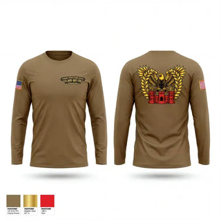 Long Sleeve Performance Shirt, Engineer WOBC Class 26-001, Army, Teamtime, Team time, sublimation, custom sports apparel, team uniforms, spirit wear, spiritwear, sports uniforms, custom shirts, team store, custom team store, fundraiser sports, apparel fundraiser