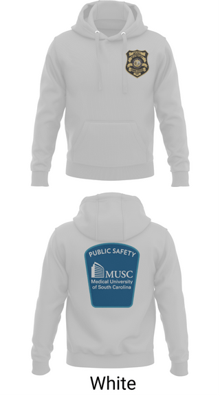 Hoodie, MUSC POLICE, Police, Teamtime, Team time, sublimation, custom sports apparel, team uniforms, spirit wear, spiritwear, sports uniforms, custom shirts, team store, custom team store, fundraiser sports, apparel fundraiser