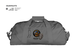 Duffle Bag, Hahira Police Department, Police, Teamtime, Team time, sublimation, custom sports apparel, team uniforms, spirit wear, spiritwear, sports uniforms, custom shirts, team store, custom team store, fundraiser sports, apparel fundraiser