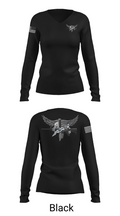 Wilson Police SRT 64370137 Women's Long Sleeve V-neck Shirt - 23