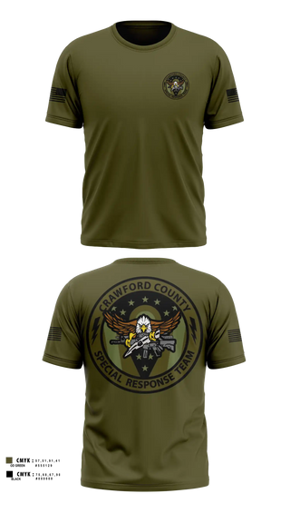 Short Sleeve Performance Shirt, Crawford County Special Response Team, Police, Teamtime, Team time, sublimation, custom sports apparel, team uniforms, spirit wear, spiritwear, sports uniforms, custom shirts, team store, custom team store, fundraiser sports, apparel fundraiser