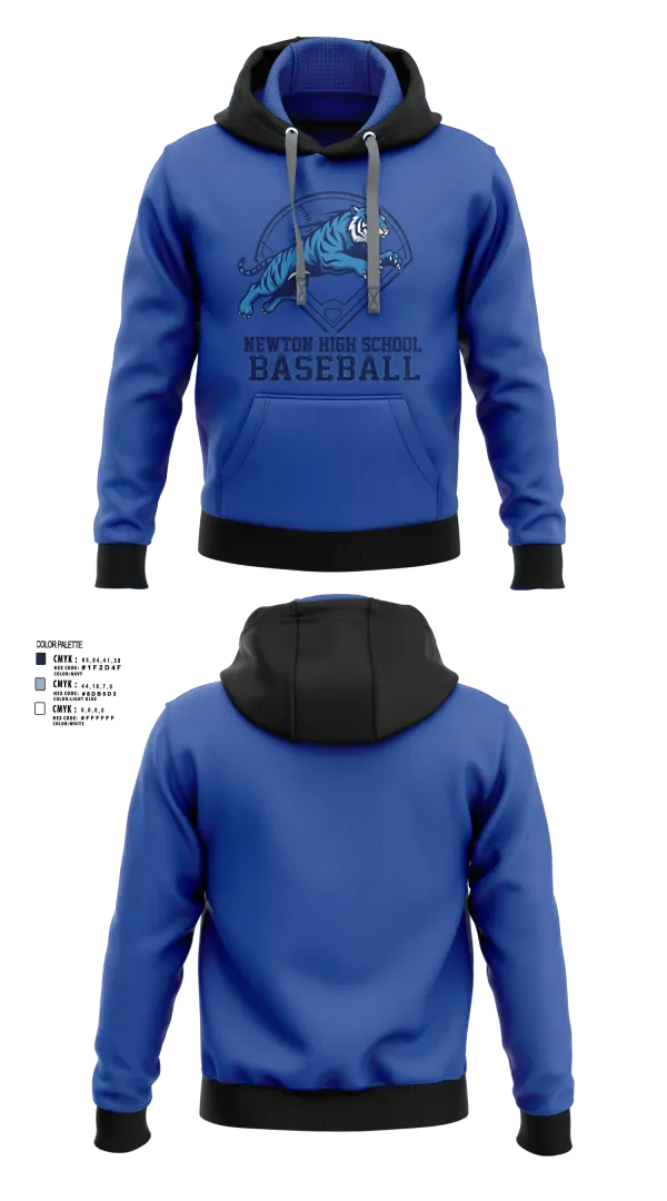 Hoodie, Newton High School Baseball, Baseball, Teamtime, Team time, sublimation, custom sports apparel, team uniforms, spirit wear, spiritwear, sports uniforms, custom shirts, team store, custom team store, fundraiser sports, apparel fundraiser