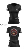 160th SOAR Women's Short Sleeve V-neck Shirt - 1