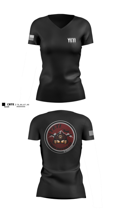 160th SOAR Women's Short Sleeve V-neck Shirt - 1