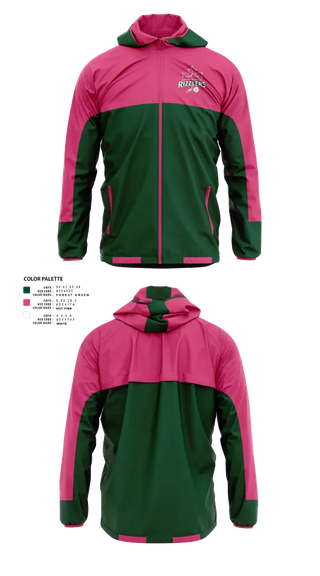 Windbreaker, Central Vermont Rizzlers, Baseball, Teamtime, Team time, sublimation, custom sports apparel, team uniforms, spirit wear, spiritwear, sports uniforms, custom shirts, team store, custom team store, fundraiser sports, apparel fundraiser
