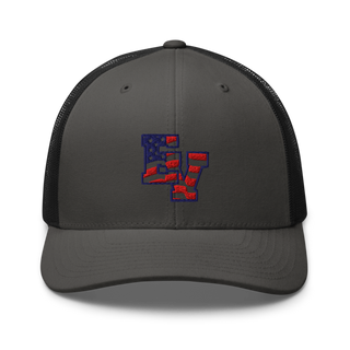 Patriots Retro Trucker Hat | Yupoong 6606
