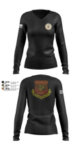 Evangeline Parish Sheriffs Office S.R.T Women's Long Sleeve V-neck Shirt - 100