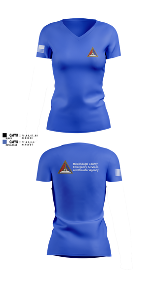 Womens Short Sleeve Vneck Shirt, McDonough County, Fire Department, Teamtime, Team time, sublimation, custom sports apparel, team uniforms, spirit wear, spiritwear, sports uniforms, custom shirts, team store, custom team store, fundraiser sports, apparel fundraiser